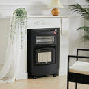 Soba mobila pliabila pe gaz GPL ( butelie) si electric cu furtun pentru gaz, regulator presiune gaz si 2 coliere reglabile