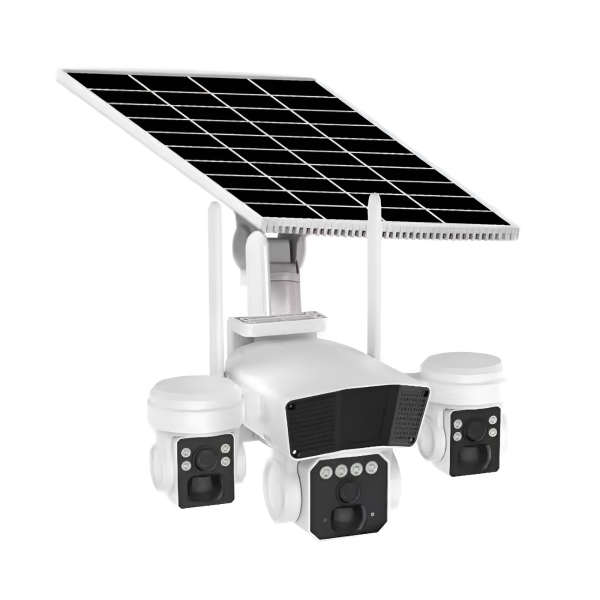 *PROMO* Camera Supraveghere, Conexiune 4G, Panou Solar | 3 Senzori PIR, Baterie 16000mAh, Card 32GB, PTZ, Control 360