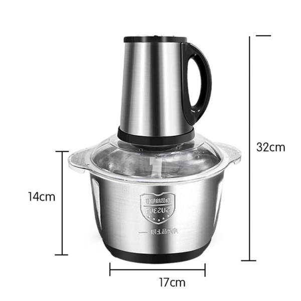 Tocator electric profesional capacitate 5 litri, vas din inox