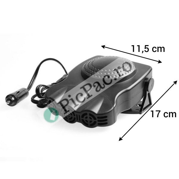 Aeroterma auto cu aer rece sau cald, dezaburire