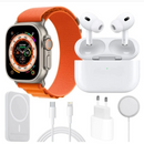 Set Ceas Smart X8 Complet + Casti Wireless + Incarcator Wireless + 8 Accesorii Premium