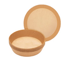 Set 100 hartii de copt pentru friteuza, unica folosinta, 16x20x4.5 cm, Maro