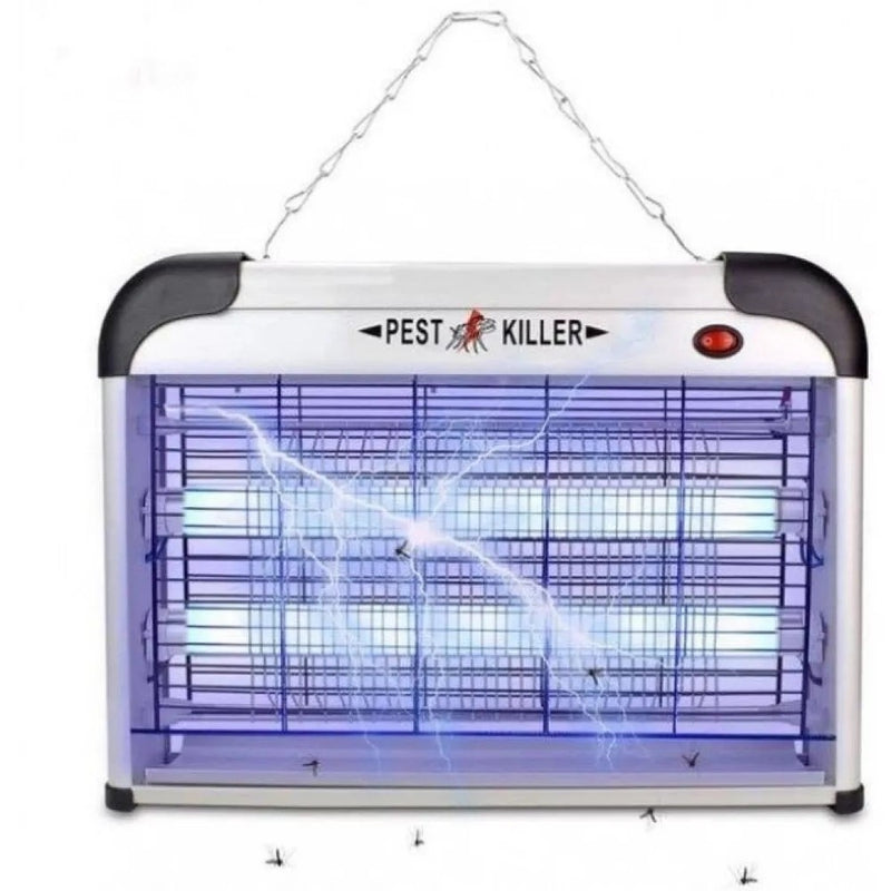 Lampa UV anti insecte, muste, tantari 10 W, tava de colectare si lant pentru prindere