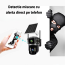 Camera Supraveghere cu Panou Solar, Conexiune 4G, Vedere Nocturnă Color, Card Memorie 32GB Cadou