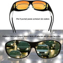 Set Ochelari Auto Zi si Noapte – Anti-Orbire, Protectie UV, Vizibilitate Clara in Ceata si Soare