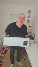 Aer Conditionat Portabil 2-in-1 cu Telecomanda - Functii Incalzire si Racire, Montare Perete