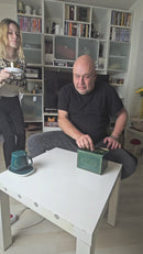 Set Cana Din Ceramica Cu Autoincalzire | Pad Incalzitor Prin Inductie | Cu Lingurita Si Capac | Mentine Temperatura La 55°C