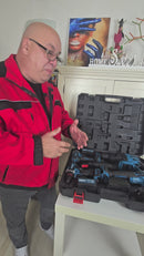 Trusa Scule WERSTIL cu Autofiletanta, Flex, Rotopercutor, Masina Cu Impact | 3 Acumulatori 48V 5AH