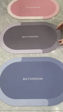 Covoras baie, substrat absorbant, uscare rapida, antiderapant
