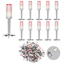 Kit Pistol Manual Pentru Fixare Cuie Si Nituri | Pneumatic | 30 cm | Calibru 7.3 cm | Ochelari Protectie + Cutie Transport | Albastru