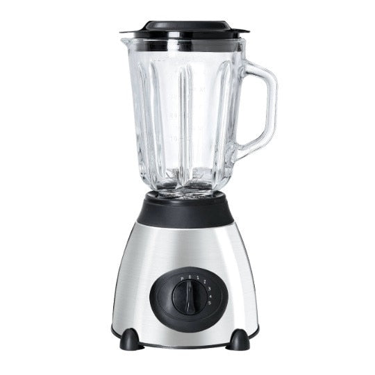 Blender Electric 2 in 1 Cu Rasnita | 1.5L | 650W | 5 Viteze + Functie Pulse | Lame Inox | Mixare, Smoothie, Maruntire Gheata