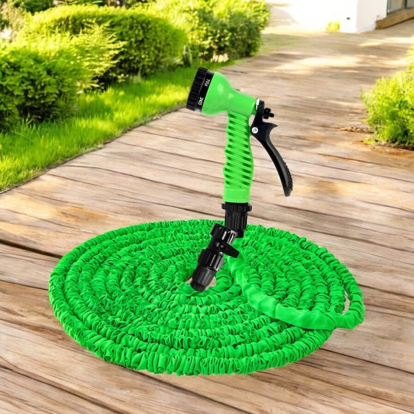 Furtun extensibil pentru gradina, lungime 60m, aparat de udat inclus!