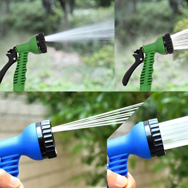 Furtun extensibil pentru gradina, lungime 60m, aparat de udat inclus!